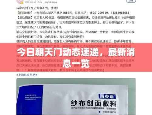 今日朝天门动态速递,最新消息一览