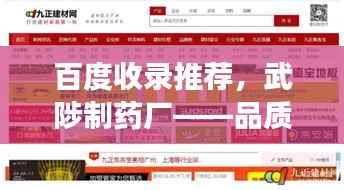 百度收录推荐,武陟制药厂——品质与实力的完美展现