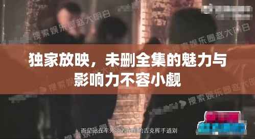 独家放映,未删全集的魅力与影响力不容小觑