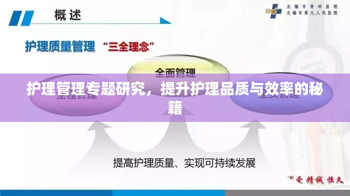 护理管理专题研究，提升护理品质与效率的秘籍
