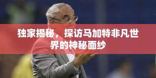 独家揭秘,探访马加特非凡世界的神秘面纱