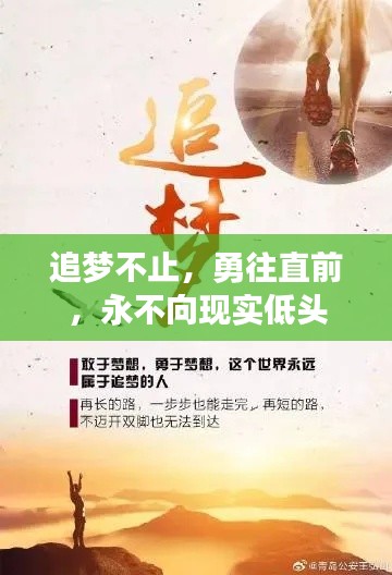 追梦不止,勇往直前,永不向现实低头